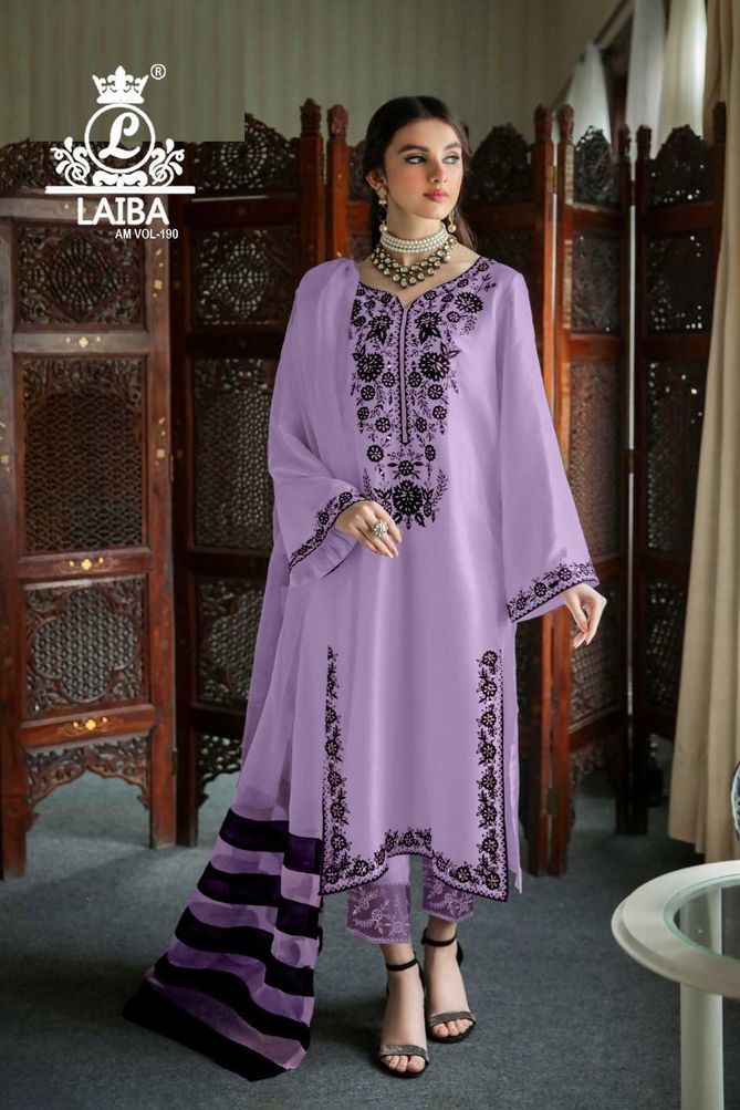 Vol 190 By Laiba Am Ready Made Pakistani Suits Catalog
